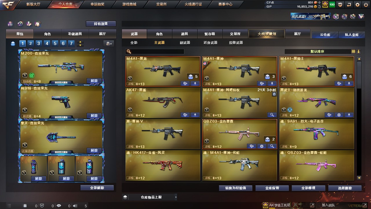 CFHG316245穿越火线账号详情图3 CFHG316245穿越火线账号详情图3
