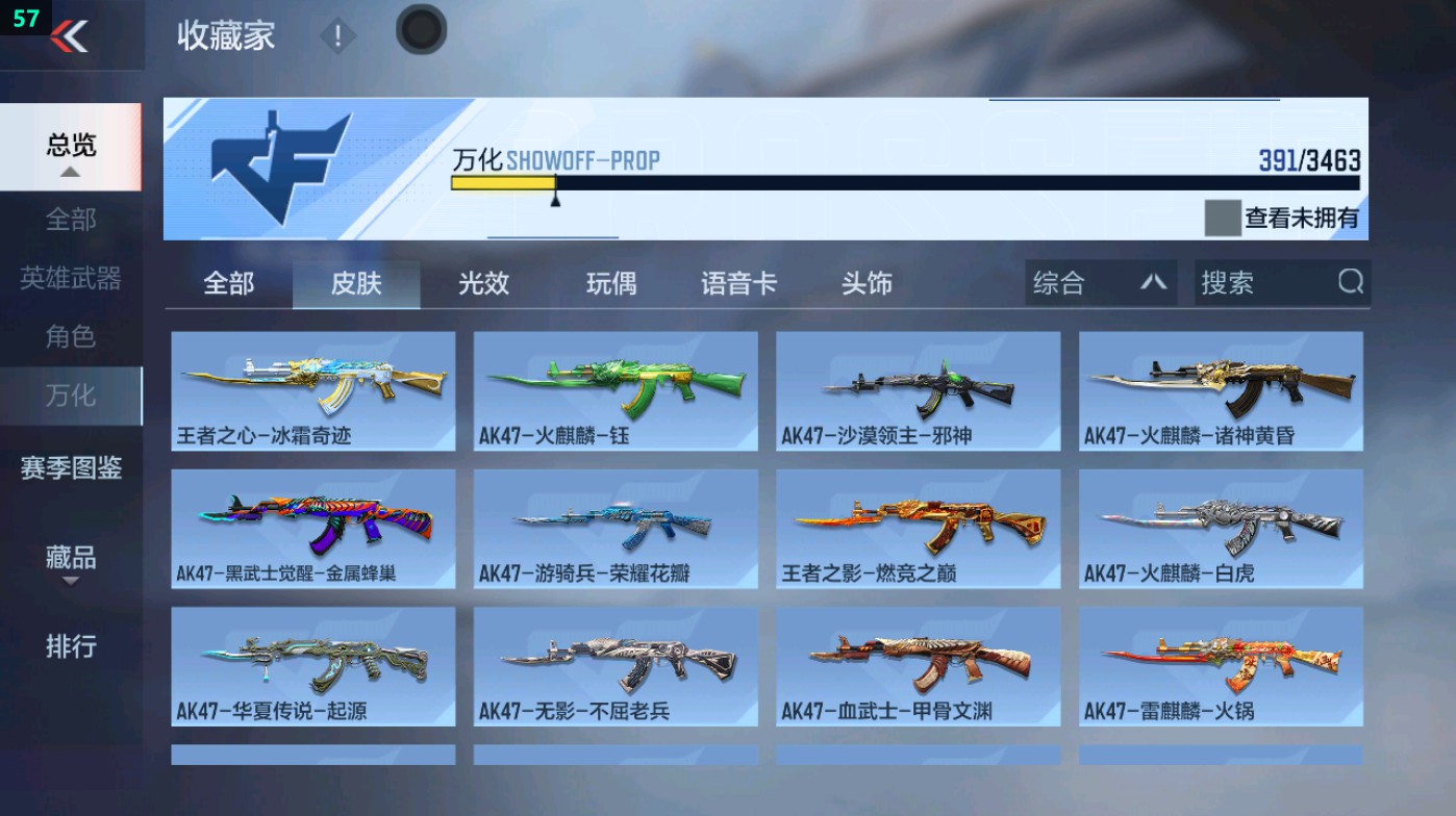 CFMHG48634枪战王者账号详情图4